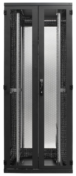 Serverschrank mit doppelter Gitternetztür